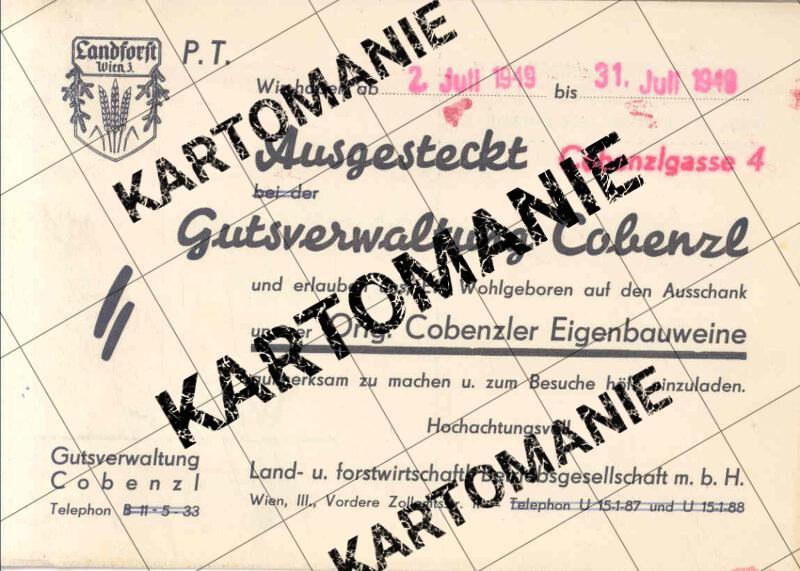 gutsverwaltung  heuriger
